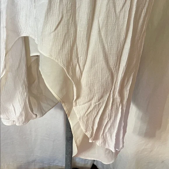 RACHEL Rachel Roy Cream gauze crochet midi summer beach pool dress - Picture 4 of 10